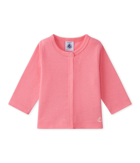 Cardigan per bebè femmina rosa PETAL