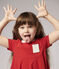 Abito a maniche corte in jersey bambina rosso TERKUIT