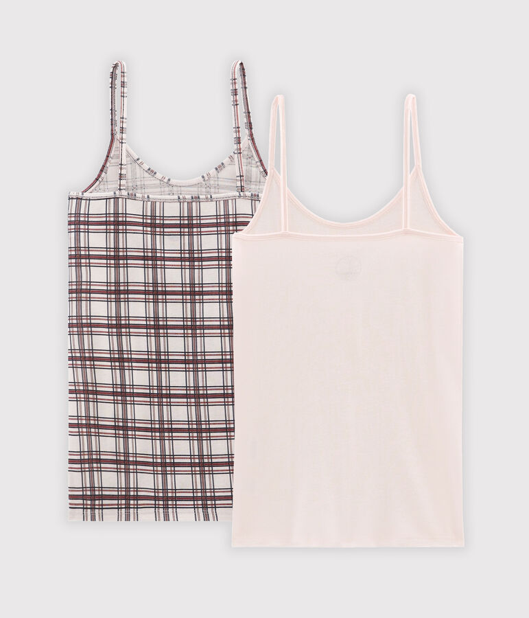 Confezione da 2 canottiere con spalline donna multicolore