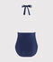 Costume da bagno intero ecoresponsabile donna blu SMOKING