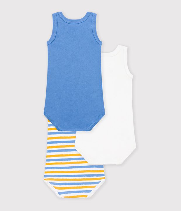 Lot de 3 bodies d&eacute;bardeurs b&eacute;b&eacute; multicolore