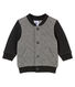 Cardigan per bebé maschio in tubique pied-de-poule