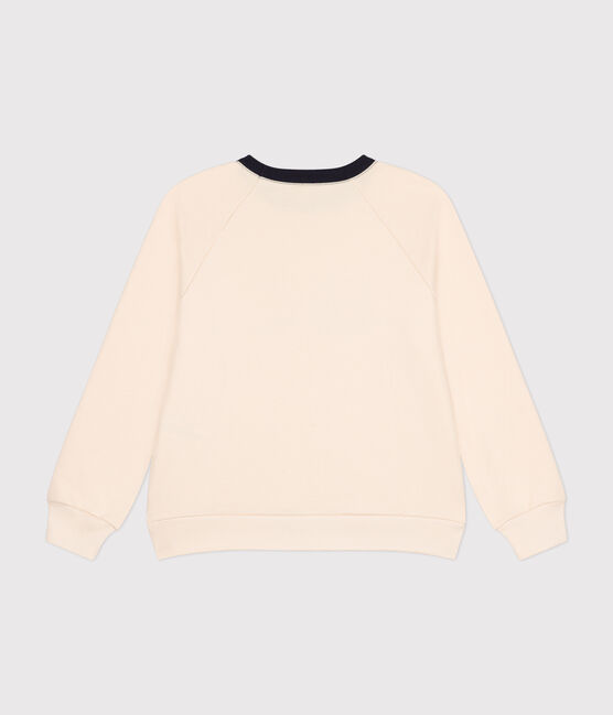 Maglia in tessuto felpato donna ecru AVALANCHE
