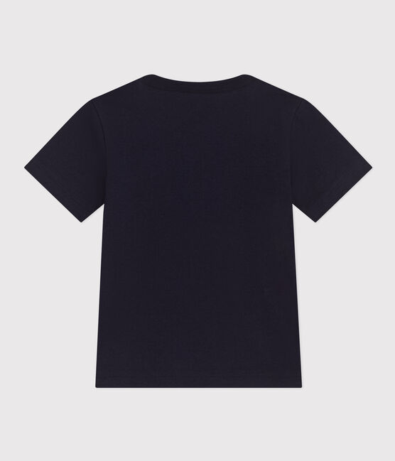 T-shirt in jersey leggero bambino blu SMOKING/bianco MARSHMALLOW