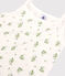 Canottiera con spalline L'ICONIQUE in cotone donna bianco MARSHMALLOW/bianco MULTICO