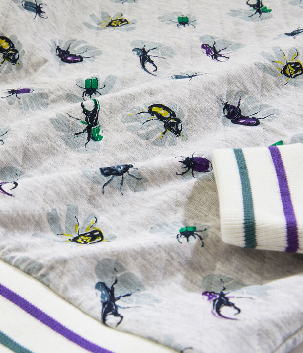 Felpa bambino grigio/multicolore