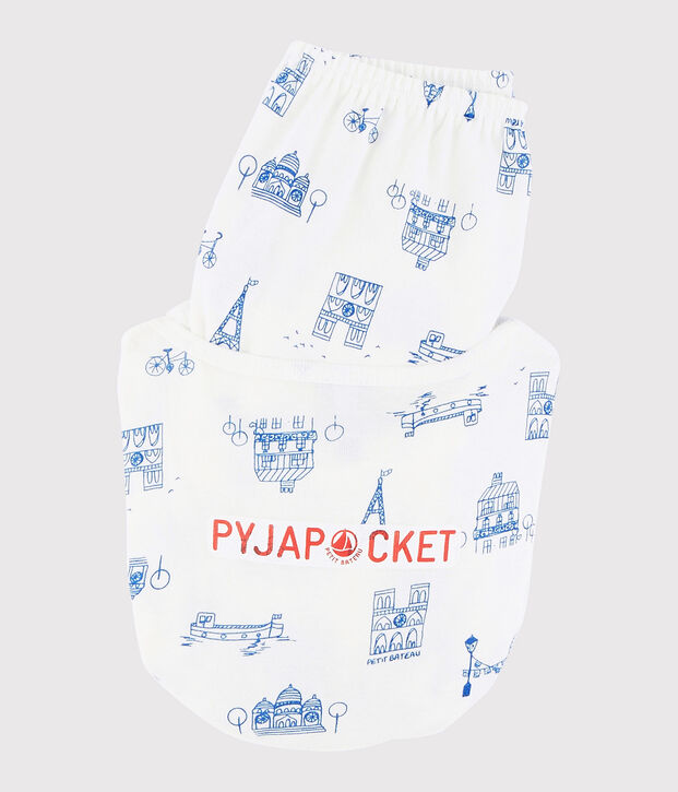 Duo pigiami bambina a costina multicolore