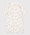 Tutina combisac di cotone con stampa per neonati bianco MARSHMALLOW/bianco MULTICO