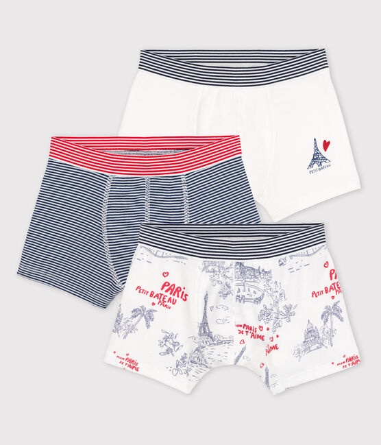 Confezione da 3 boxer bambino in cotone variante 1