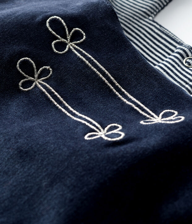 Tutina lunga beb&egrave; maschio blu