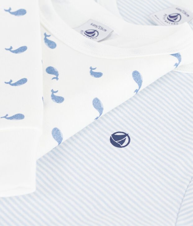 Set di pigiami in cotone fantasia bambino multicolore