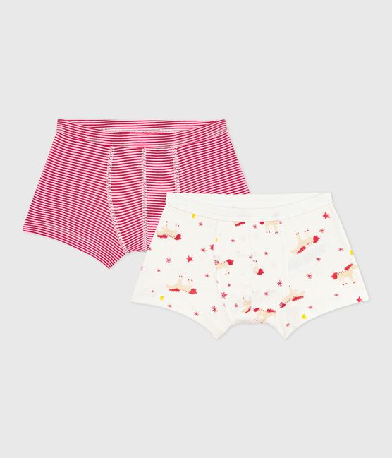 Set di boxer in cotone con stampa di cavalli in vita bambino variante 1