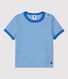 T-shirt bebè a maniche corte millerighe in cotone biologico