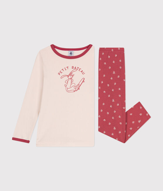 Pigiama bambino a maniche lunghe in cotone PANACOTTA/ MULTICO