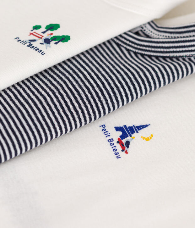 Confezione da 3 body senza maniche beb&egrave; in cotone multicolore