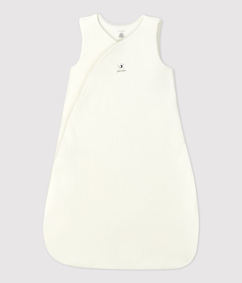 Sacco nanna coniglio beb&egrave; in ciniglia di cotone biologico bianco