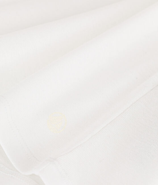 T-shirt L'ICONIQUE cocotte in cotone Donna bianco ECUME