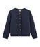 Cardigan in tubique bambina blu SMOKING/giallo OR