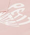 T-shirt maniche lunghe in cotone bambina rosa SALINE