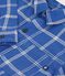 Camicia in cotone a quadri bambino blu/ecru