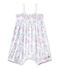 Tutina bebè bambina stampata bianco ECUME/rosa ROSE/ MULTICO
