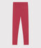 Jeggings bambina in jersey elasticizzato rosa PAPI