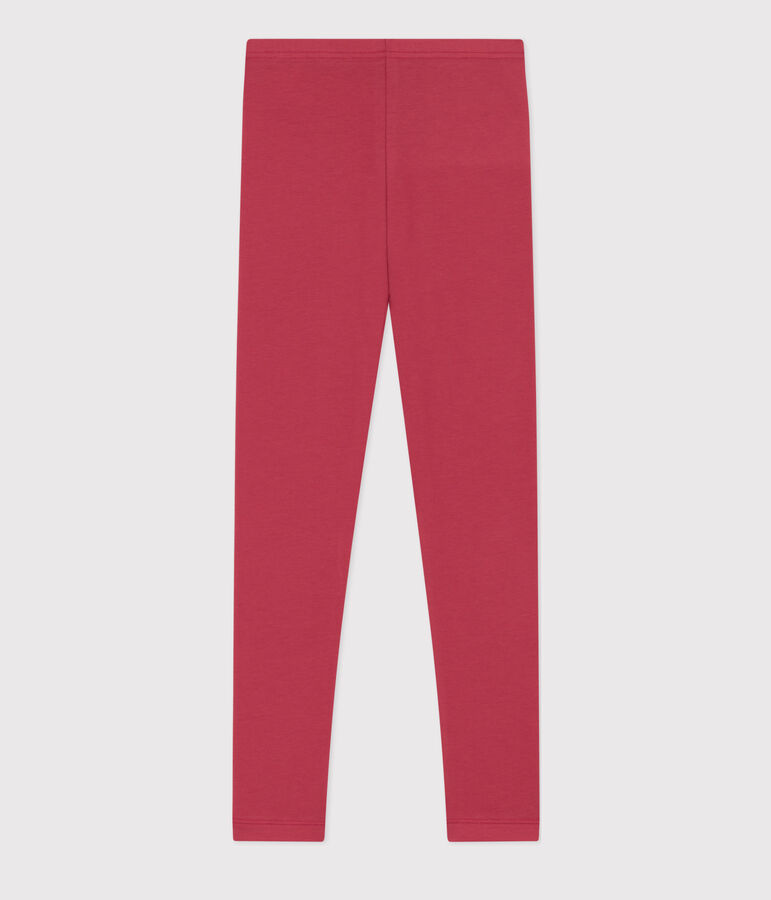 Jeggings bambina in jersey elasticizzato rosa