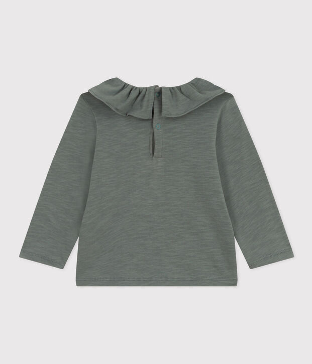 Blusa a manica lunga in jersey fiammato per beb&egrave; THUYA