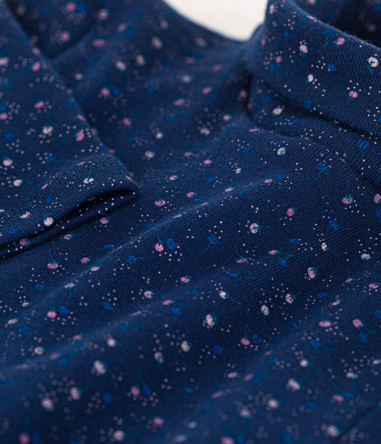 Sottogiacca in cotone beb&egrave;. blu MEDIEVAL/bianco MULTICO