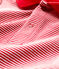 Body collo ricamato in cotone bebè maschio rosso TERKUIT/bianco MARSHMALLOW