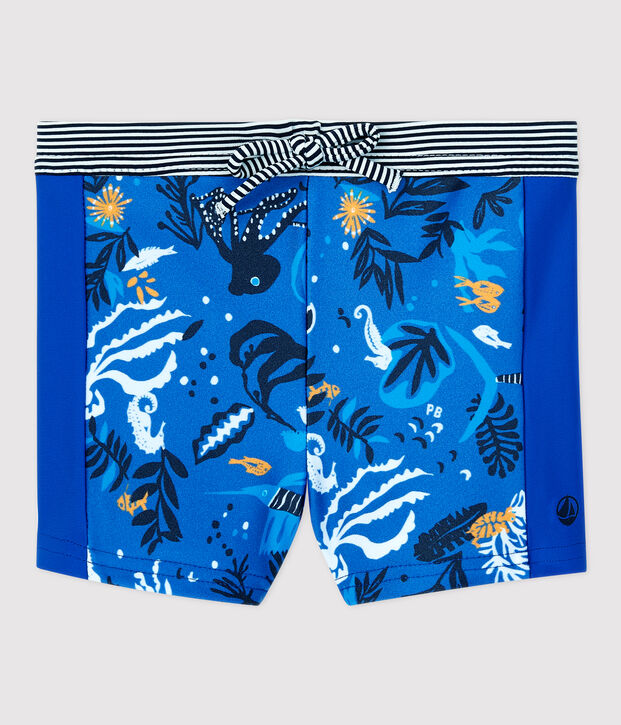Shorts mare ecoresponsabili bimbo blu/multicolore