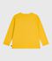 T-shirt a maniche lunghe in cotone con stampa bambino giallo NAPLES