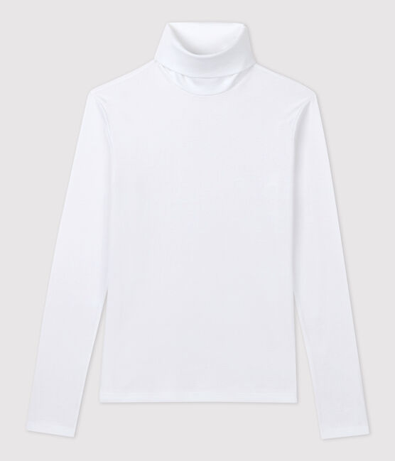 Dolcevita iconico in cotone Donna bianco ECUME
