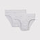 Confezione da 2 slip bianchi ragazzo variante 1