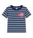 T-shirt bambino in cotone a righe