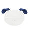 Riponi pigiama in spugna bouclette grattata bianco MARSHMALLOW/blu MEDIEVAL