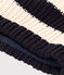 Snood in maglia a righe con fodera in pile bambino unisex blu SMOKING/ AVALANCHE