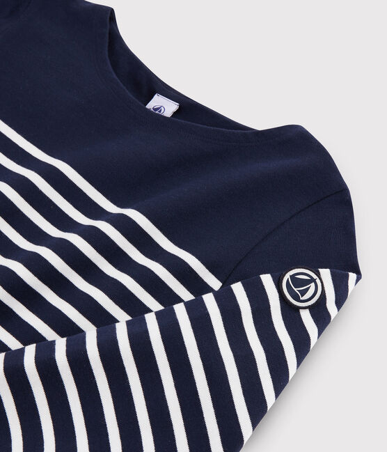 Marinière iconica Donna blu SMOKING/bianco MARSHMALLOW