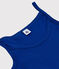 Abito con spalline iconico in cotone Donna blu SURF