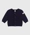 Cardigan in cotone spesso tinta unita neonato SOIR
