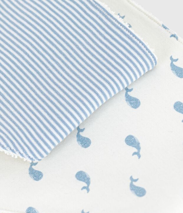 Set di bandane in cotone con stampa neonato multicolore