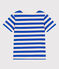 T-shirt a maniche corte in cotone a righe bambino bianco AVALANCHE/ MULTICO