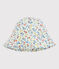 Cappellino in popeline bambina bianco MARSHMALLOW/bianco MULTICO