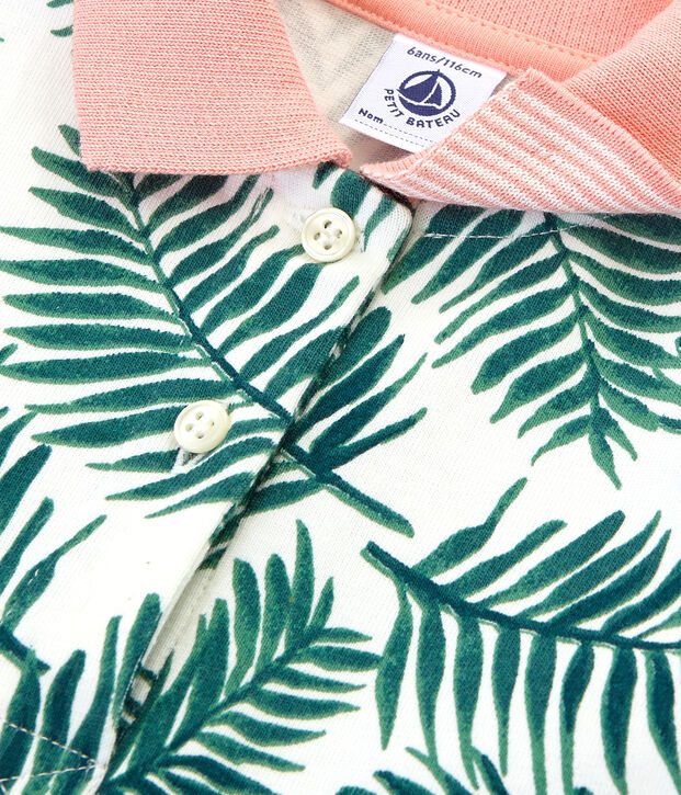 Abito bambina bianco/multicolore