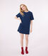 Camicia da notte a maniche corte in cotone donna