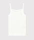 Canottiera con spalline in cotone leggero Donna