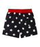 Short da spiaggia fantasia neonato blu SMOKING/bianco MARSHMALLOW