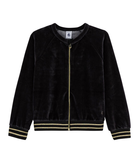 Cardigan bambina nero NOIR