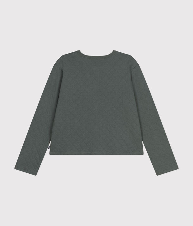 Cardigan con bottoni automatici in tubique Donna THUYA