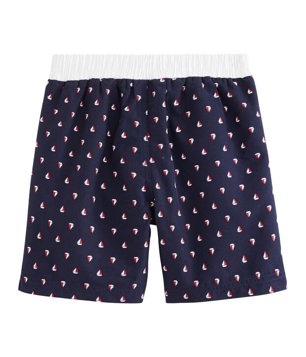 Shorts mare stampati bambino blu/multicolore